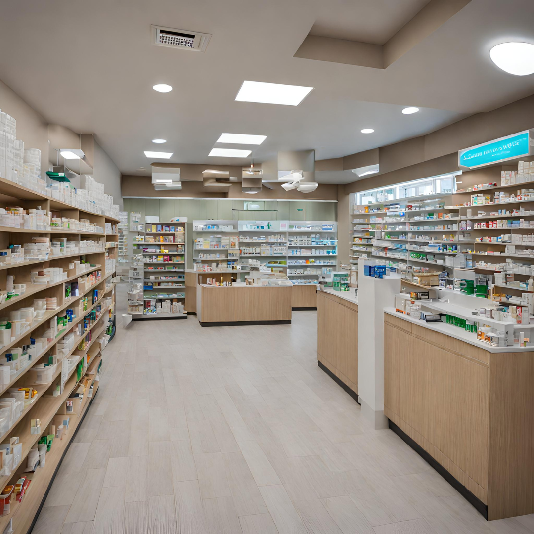 Newly completed pharmaceutical store